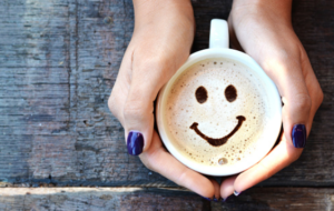 coffee and happy